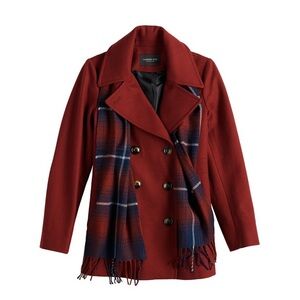 NWT! LONDON FOG WOOL BLEND COAT
